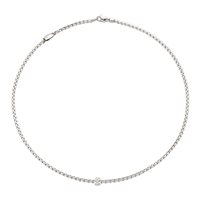 Collana Fope Donna Eka in Oro bianco Diamante 0.19 Ct 73001CX_PB_B_XBX_080 - 73001CX_PB_B_XBX_080